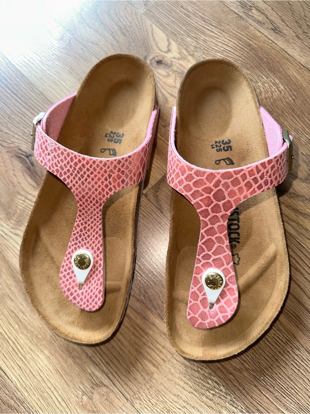 snake-print Birkenstock Gizeh thong sandals Size 35
